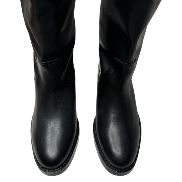 J. Crew | NWOB Over The Knee Riding Boots in Black Leather 9.5 - Picture 4 of 6
